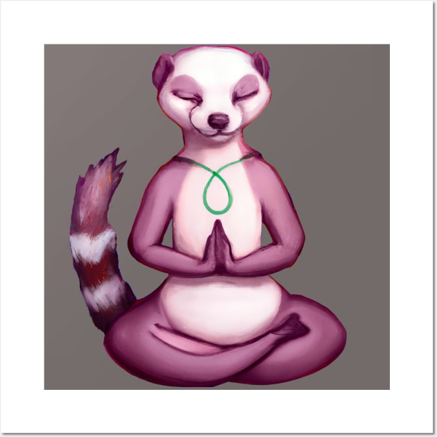 Mindful Ferret Wall Art by LarryNaderPhoto